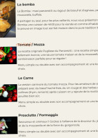 La Panzerotteria menu