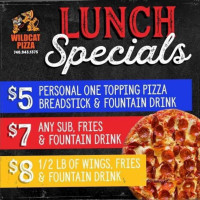 Wildcat Pizza food