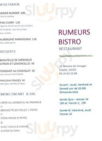 Rumeurs Bistro inside