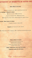 La brouette de Grand-Mere menu