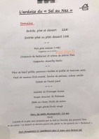 Le Sel Au Nez menu