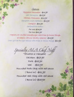 Maplehurst Family And Pizzeria menu