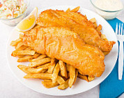 Union Jack Fish and Chips food