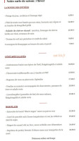 Le Stewala menu