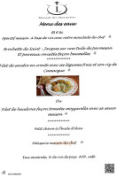 La Manade menu