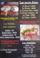 La Patate Gourmande menu