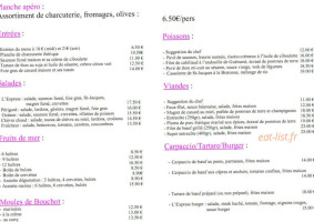 L'express menu