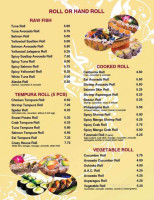 Yume Asian Bistro menu