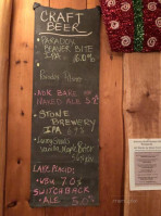 Sticks Stones Wood Fired Bistro menu