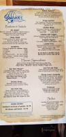 The Sea Note Lounge menu