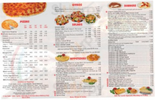 Steve's Pizza Express menu