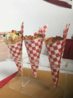 Pizza Cones inside