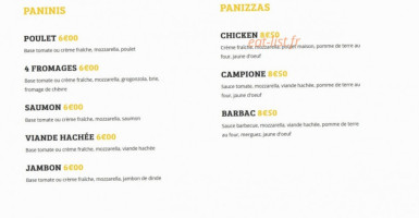 Le 257 Pizza menu