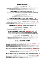 Beach Wok menu