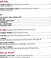 Tilt'n Diner menu