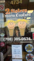 2 Sisters Frozen Custard inside