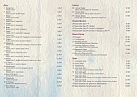 Oronzo menu