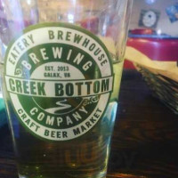 Creek Bottom Brewing Company Tasting Room Pub food