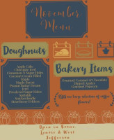 Hole Lotta Doughnuts menu