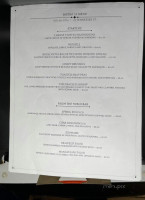 Bistro 29 menu