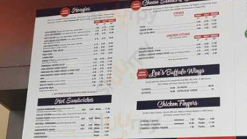 Lee's Hoagie House menu