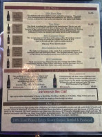 Ventosa Vineyards menu