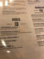 The Oak Stave Drinkery Eatery menu