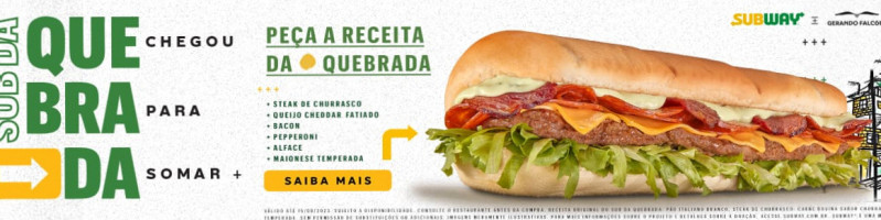 Subway Braço Do Norte food