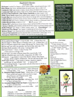 Landmark menu