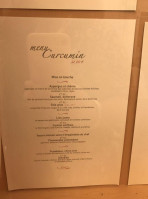 Restaurant du Dauphin menu