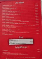 Café De La Plage menu