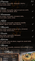 Scalia Pizza menu