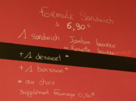 Manfredi Et Filles menu