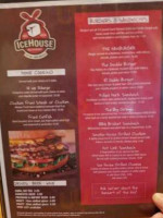 The Historic Ice House menu