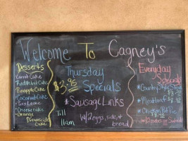 Cagney's Kitchen Lexington menu