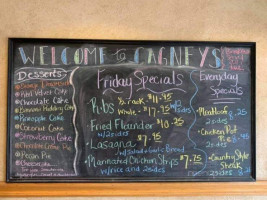 Cagney's Kitchen Lexington menu