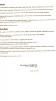 Les Jardins Sothys menu