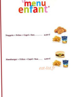 Roza Kebab menu