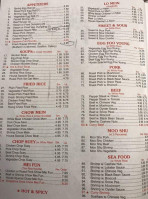 China Wok menu