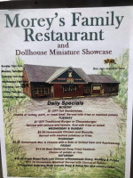 Morey's Family menu