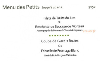 Les Marches De La Croisette menu