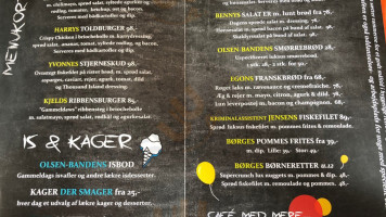 Toldcaféen Gedser menu