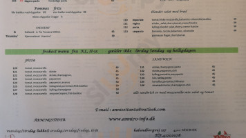 Anni70 Pizzeria menu