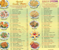 New China menu