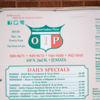 Family Pizza Pub menu