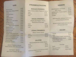 Vinnie's Pizza menu