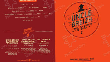 Uncle Breizh Locmiquélic menu