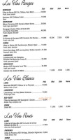 Le Moulin Du Mont menu