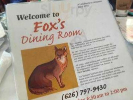 Fox's food