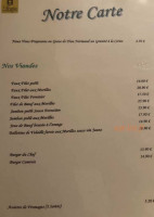 Auberge Des 3 Ponts menu